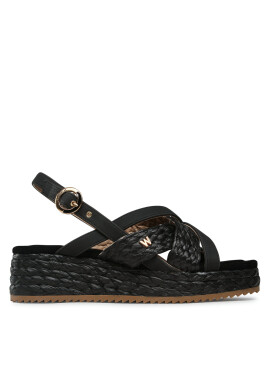Wrangler Еспадрили Kim Raffia WL31555A Черен - Pepit.bg