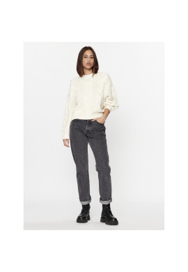 Wrangler Пуловер 112342769 Екрю Regular Fit - Pepit.bg