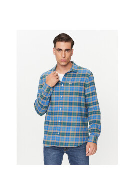 Wrangler Риза 112341077 Син Regular Fit - Pepit.bg