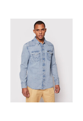 Wrangler Риза 27Mw W5MSLW30R Син Regular Fit - Pepit.bg