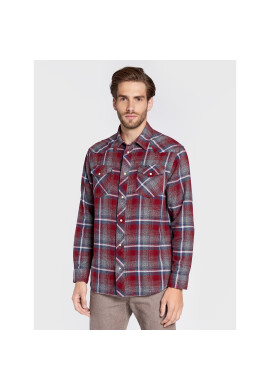 Wrangler Риза Heritage W5D1LAXRO Червен Regular Fit - Pepit.bg