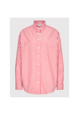Wrangler Риза Office W5U15GR13 Червен Oversize - Pepit.bg