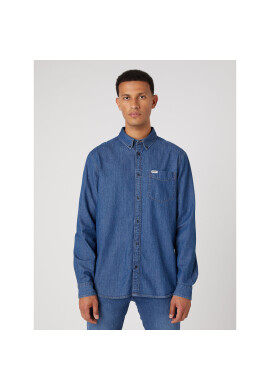 Wrangler Риза W5B15K96N 112331173 Син Regular Fit - Pepit.bg