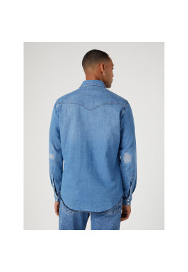 Wrangler Риза W5D1EM32F 112332226 Син Regular Fit - Pepit.bg