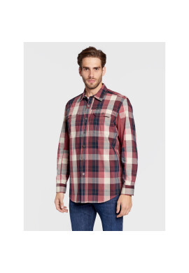 Wrangler Риза WA5B5R17G Бордо Regular Fit - Pepit.bg