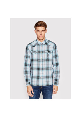 Wrangler Риза Western W5A02L Син Regular Fit - Pepit.bg