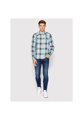 Wrangler Риза Western W5A02L Син Regular Fit - Pepit.bg