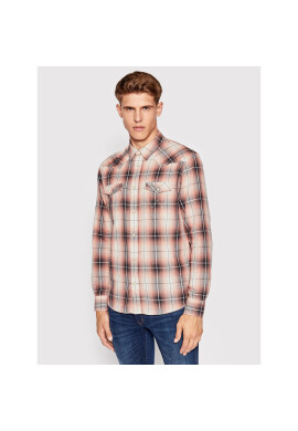 Wrangler Риза Western W5A02LP42 Червен Regular Fit - Pepit.bg