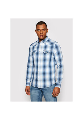 Wrangler Риза Western W5A09TXVT Син Regular Fit - Pepit.bg