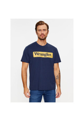Wrangler Тишърт 112341131 Тъмносин Regular Fit - Pepit.bg