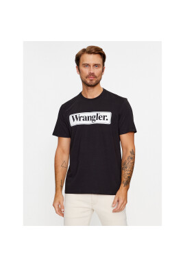 Wrangler Тишърт 112341132 Черен Regular Fit - Pepit.bg