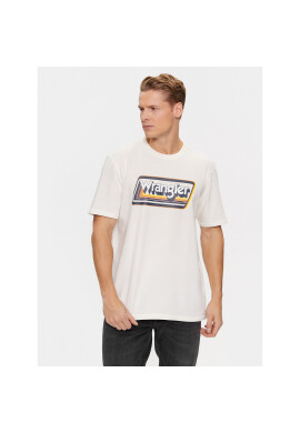 Wrangler Тишърт 112341195 Бял Relaxed Fit - Pepit.bg