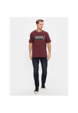 Wrangler Тишърт 112341242 Кафяв Relaxed Fit - Pepit.bg