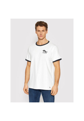 Wrangler Тишърт 75th Anni Ringer W747EEZ13 Бял Regular Fit - Pepit.bg