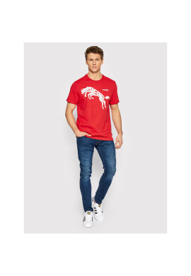 Wrangler Тишърт 75Th Anni W746EEXCJ Червен Regular Fit - Pepit.bg