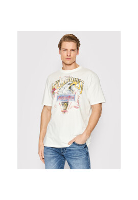 Wrangler Тишърт Eagle W7L9GF737 Бял Regular Fit - Pepit.bg