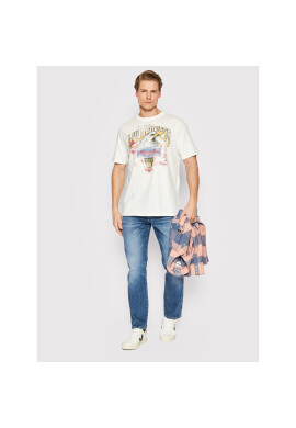 Wrangler Тишърт Eagle W7L9GF737 Бял Regular Fit - Pepit.bg