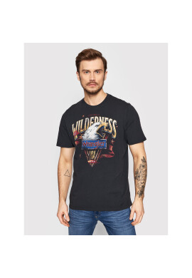 Wrangler Тишърт Eagle W7L9GFXV6 Черен Regular Fit - Pepit.bg