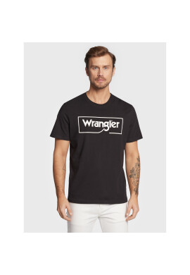 Wrangler Тишърт Frame Logo W70JD3100 112319290 Черен Regular Fit - Pepit.bg