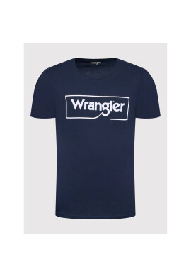 Wrangler Тишърт Frame Logo W7H3D3114 Тъмносин Regular Fit - Pepit.bg