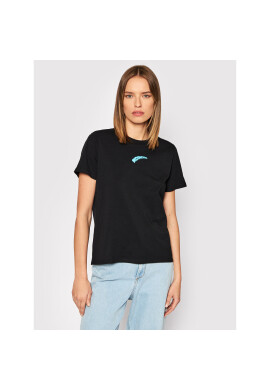 Wrangler Тишърт High Rib W7N9D3100 Черен Regular Fit - Pepit.bg
