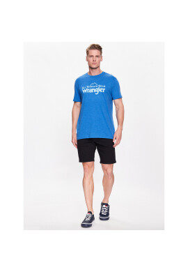 Wrangler Тишърт Logo Tee WC5FGE47G 112335672 Син Regular Fit - Pepit.bg