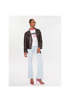 Wrangler Тишърт Ringer 112346212 Бял Slim Fit - Pepit.bg