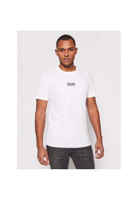 Wrangler Тишърт Seas Logo W7AKGF989 Бял Regular Fit - Pepit.bg