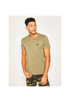 Wrangler Тишърт Sigh Off Tee W7C07D345 Зелен Regular Fit - Pepit.bg