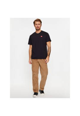 Wrangler Тишърт Sign Off 112341125 Черен Regular Fit - Pepit.bg