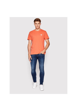 Wrangler Тишърт Sign Off Tee W7C07D Червен Regular Fit - Pepit.bg