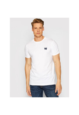 Wrangler Тишърт Sign Off Tee W7C07D312 Бял Regular Fit - Pepit.bg