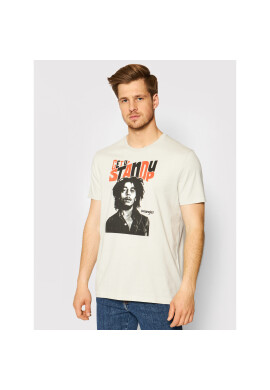 Wrangler Тишърт BOB MARLEY Stand Up W782EEM00 Сив Regular Fit - Pepit.bg