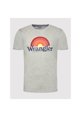Wrangler Тишърт Sunrise W7J2D3X37 Сив Regular Fit - Pepit.bg