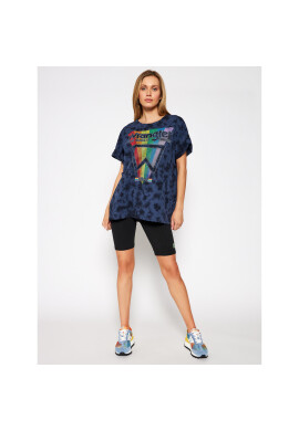 Wrangler Тишърт Tee W7R3GFB28 Тъмносин Oversize - Pepit.bg