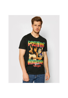 Wrangler Тишърт BOB MARLEY Vibrations W780EE100 Черен Relaxed Fit - Pepit.bg