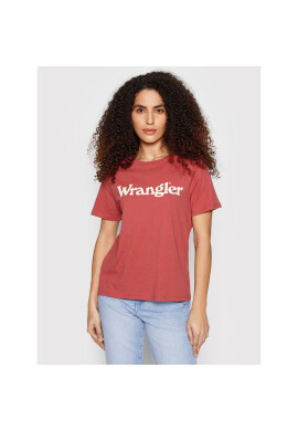Wrangler Тишърт W7N4GHXGH Червен Regular Fit - Pepit.bg