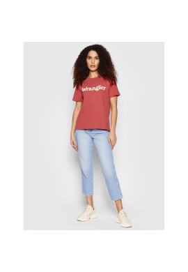 Wrangler Тишърт W7N4GHXGH Червен Regular Fit - Pepit.bg