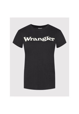 Wrangler Тишърт W7N4GHXV6 Черен Regular Fit - Pepit.bg