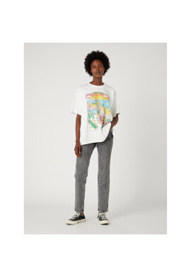 Wrangler Тишърт W7R3EEW04 112332024 Бял Oversize - Pepit.bg