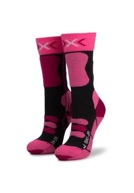 X-Socks Чорапи дълги детски Ski Junior 4.0 XSSS00W19J Розов - Pepit.bg