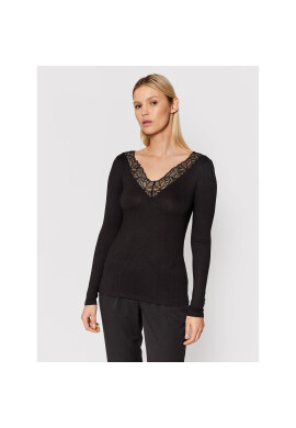 YAS Блуза Elle 26024685 Черен Slim Fit - Pepit.bg