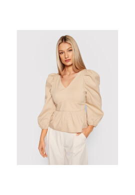 YAS Блуза Hazel 26025716 Бежов Regular Fit - Pepit.bg