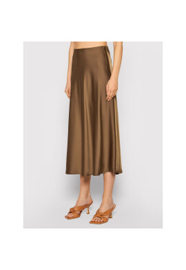 YAS Миди пола Pine 26025745 Кафяв Regular Fit - Pepit.bg