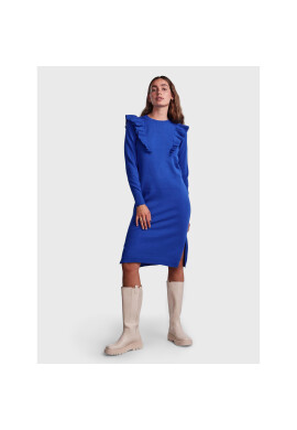 YAS Плетена рокля Hello 26028127 Син Regular Fit - Pepit.bg