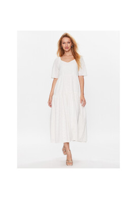 YAS Рокля 26029550 Бял Loose Fit - Pepit.bg