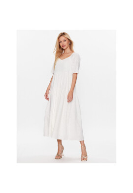 YAS Рокля 26029550 Бял Loose Fit - Pepit.bg