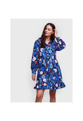 YAS Рокля тип риза Vilima 26028044 Син Regular Fit - Pepit.bg