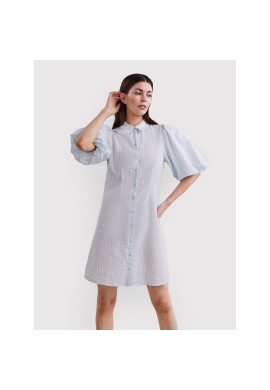 YAS Рокля тип риза Ruby 26025897 Син Regular Fit - Pepit.bg
