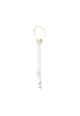 Zadig&Voltaire Обеца Mila Flash Bo SHAN4836F Златист - Pepit.bg